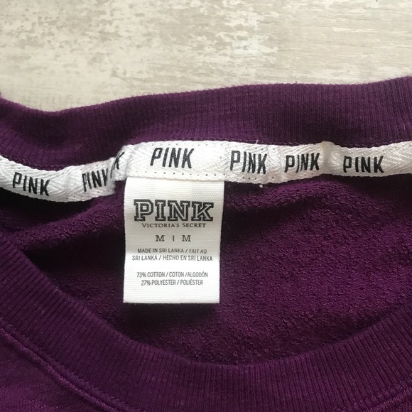 PINK light, crew neck sweatshirt, size medium - Picture 3 of 4